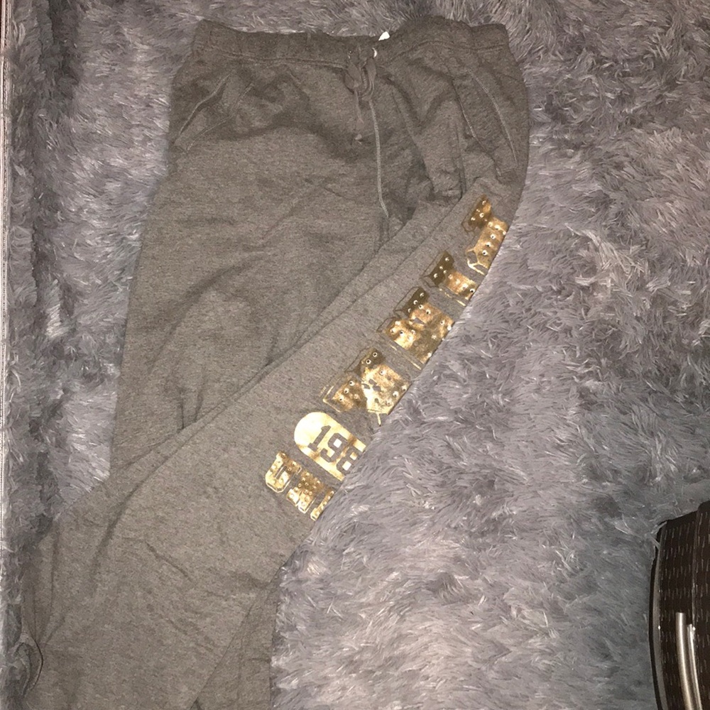 Pink sweatpants